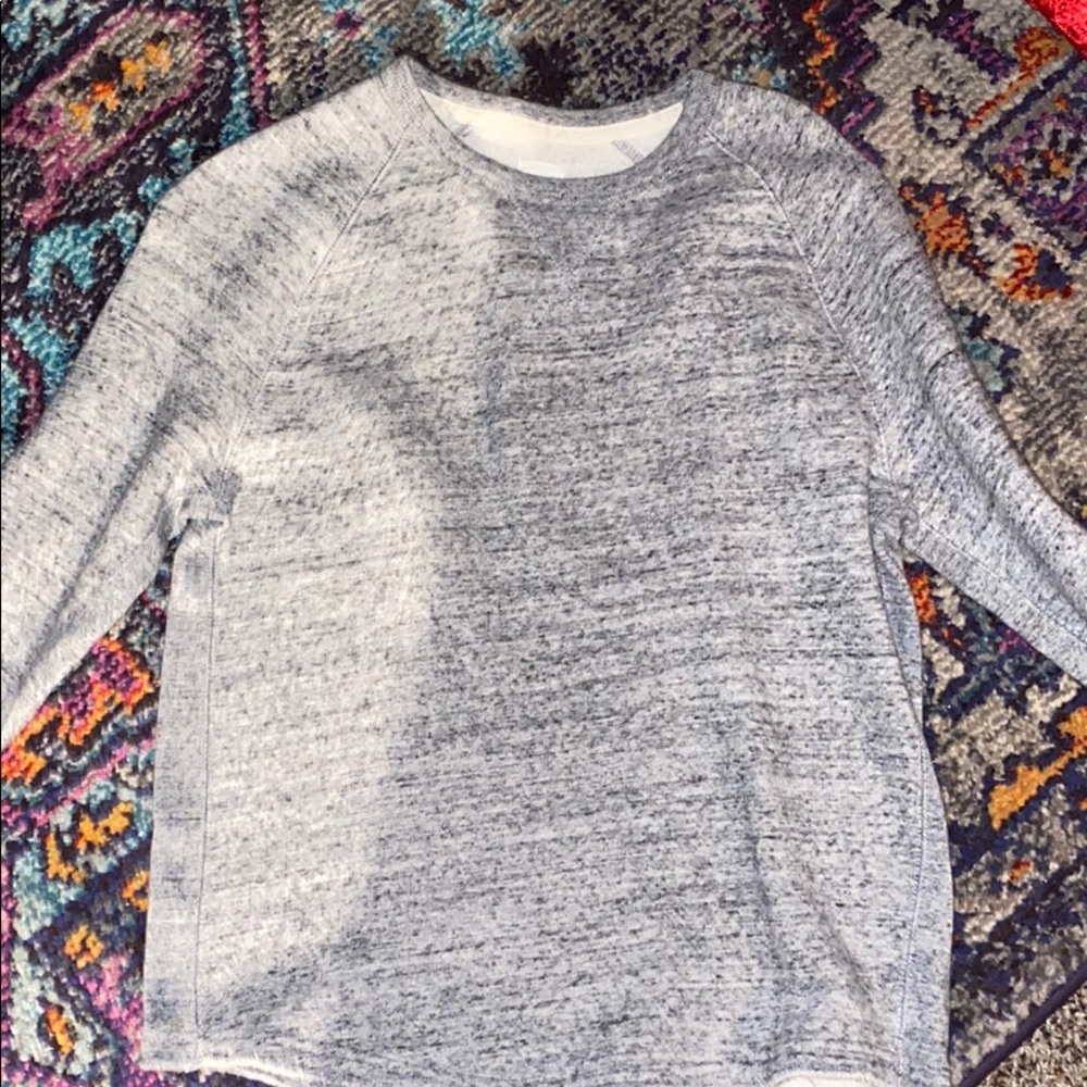 gray gap sweater